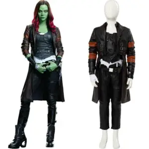 Guardians Of The Galaxy 2 Gamora Outfit Cosplay Costume For Kids Girls