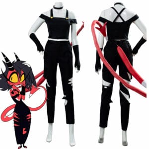 Hazbin Hotel Millie Helluva Boss Outfit Halloween Carnival Suit Outfits Cosplay Costume