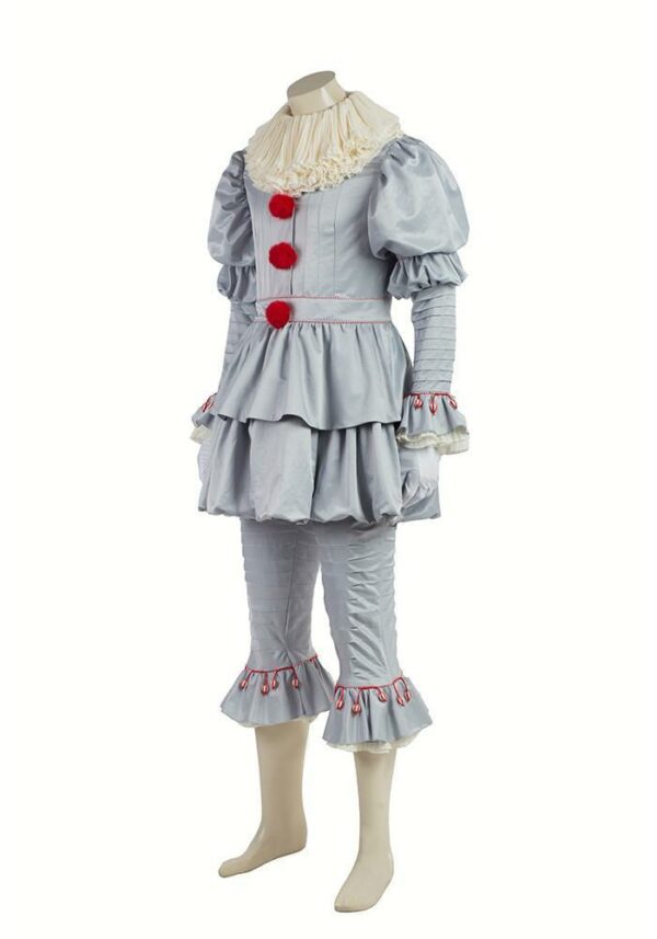 It Movie Pennywise The Clown Outfit Suit Halloween Cosplay Costume For Males Females