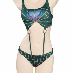 Jojo’s Bizarre Adventure Jolyne Cujoh Original Designer Two Pieces Swimsuit Cosplay Costume