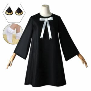 Kids Children Spy×family Anya Forger Cosplay Costume Dress Outfits Halloween Carnival Suit
