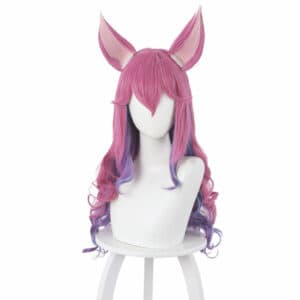 League Of Legends Lol Ahri The Nine-tailed Fox Cosplay Wig With Ears
