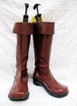 Mobile Suit Gundam Cosplay Boots Shoes Red Brown
