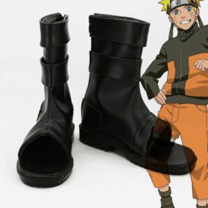Naruto Shippuden Uzumaki Naruto Ninja Cosplay Shoes