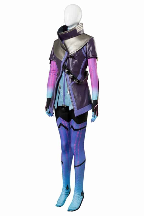 Overwatch Sombra Hacker Outfit Suit Cosplay Costume For Girls Females