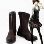 Persona 5 P5 Makoto Niijima Boots Coplay Shoes