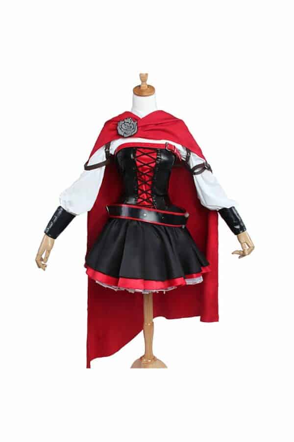 Rwby 3 Ruby Rose Battler Dress Halloween Carnival Suit Cosplay Costume