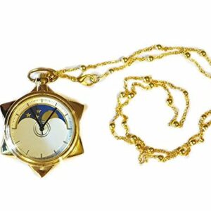 Sailor Moon Sweater Chain Crystal Pocket Watch Cosplay Accessories