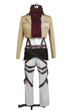 Shingeki No Kyojin Attack On Titan Mikasa Ackerman Cosplay Costume