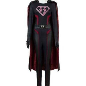 Supergirl Overgirl Kara Zor-el Danvers Outfit Cosplay Costume Jumpsuit +cape