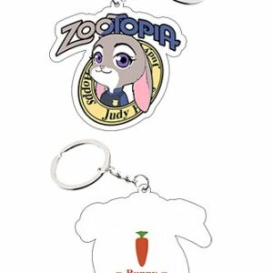 Zootopia Rabbit Judy Keychain Cosplay Accessories