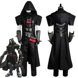 Overwatch Reaper Costume Ow Gabriel Reyes Outfit Cosplay Costume