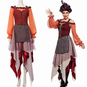 Hocus Pocus-adult Mary Sanderson Outfits Cosplay Costume