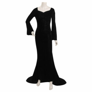 Wednesday (2022) – Morticia Addams Cosplay Costume Dress Outfits Halloween Carnival Suit