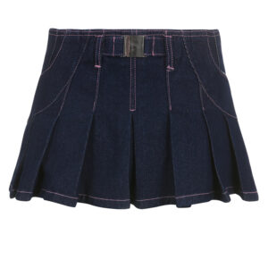 Rebelde Women's Casual A Line Flare Jean Denim Mini Skirts