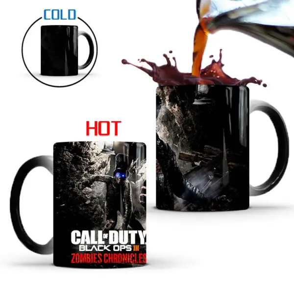 Call Of Duty: Color Changing Heat Sensitive Magic Funny Art Mug